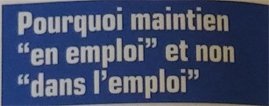 Méthodologie du maintien en emploi partagée a la SNCF